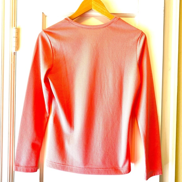 Adidas athletic V-neck pink top S - Picture 6 of 7